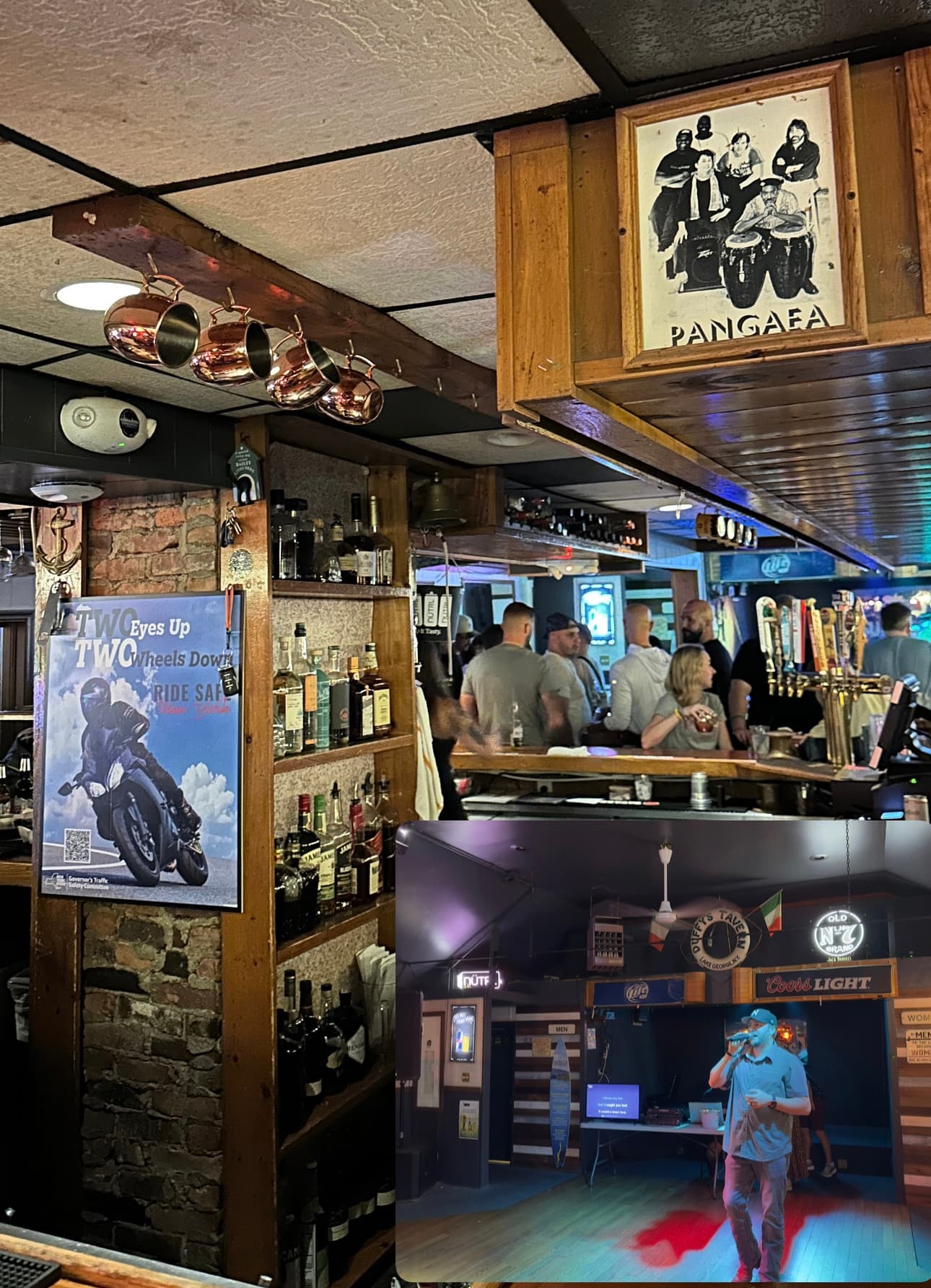 Duffy's second floor bar, upstairs from the main room